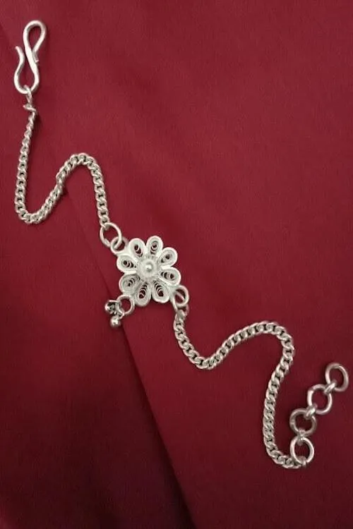 Silver Linings "Phulwa" Silver Filigree Bracelet