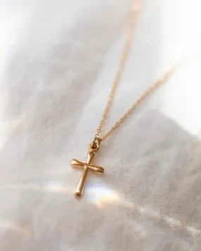 Simple cross necklace