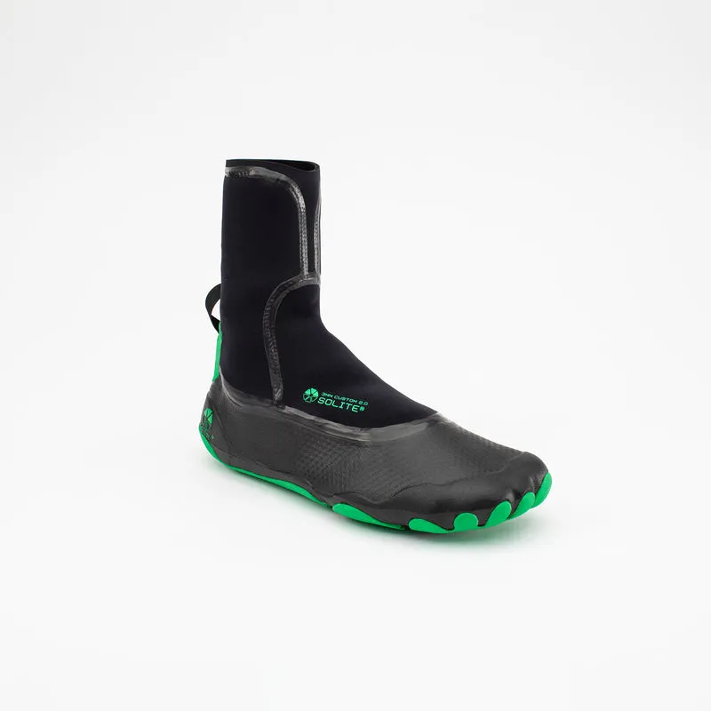 Solite Custom 2.0 3mm Booties-Black/Green