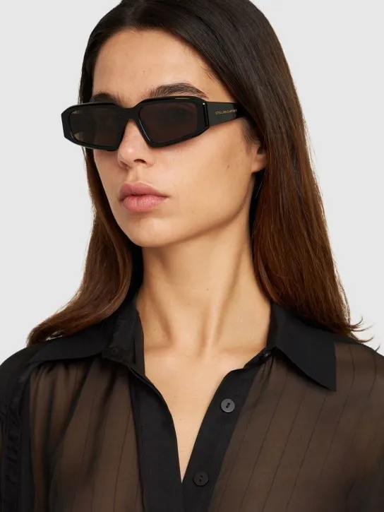 Stella McCartney   Squared acetate sunglasses 