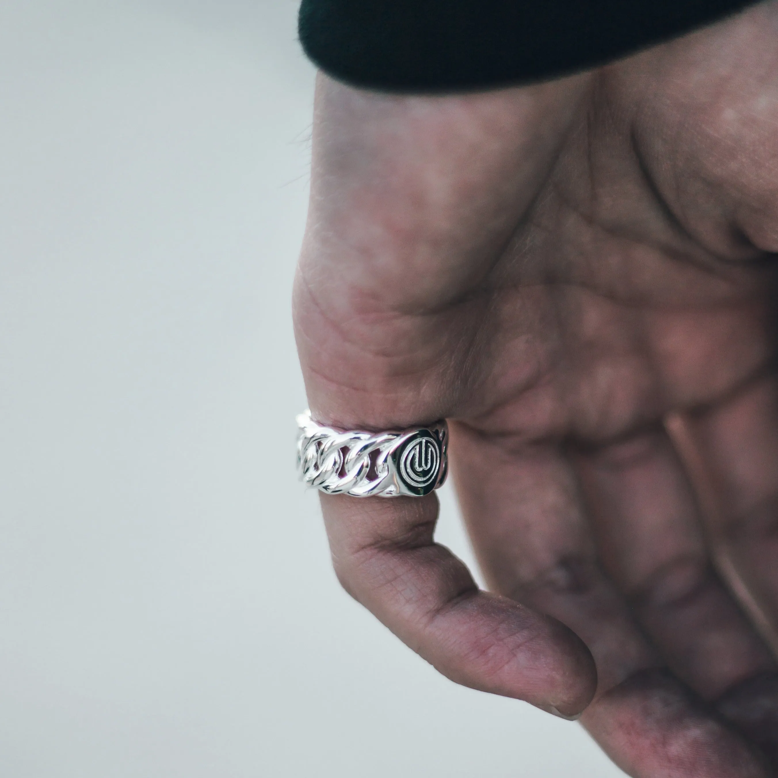 Sterling Silver Cuban Ring