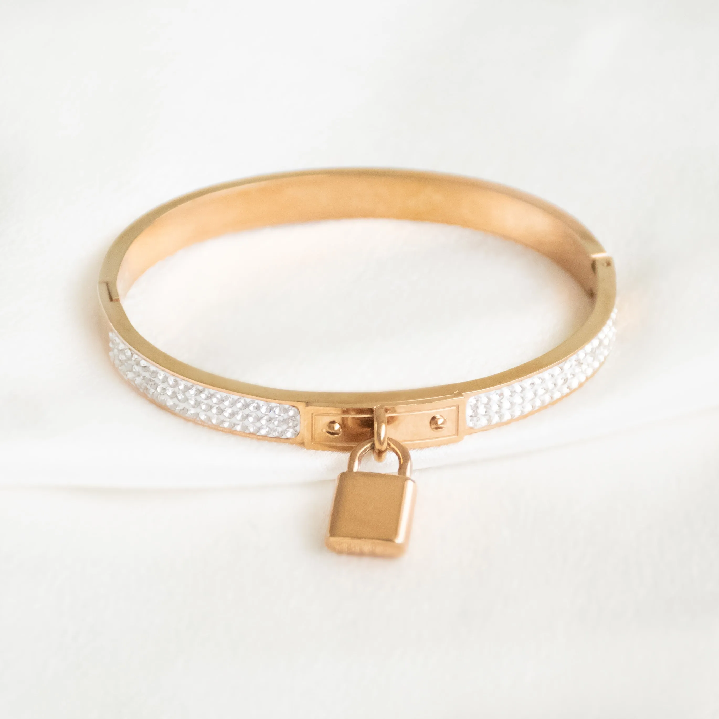 Studded Lock Bangle