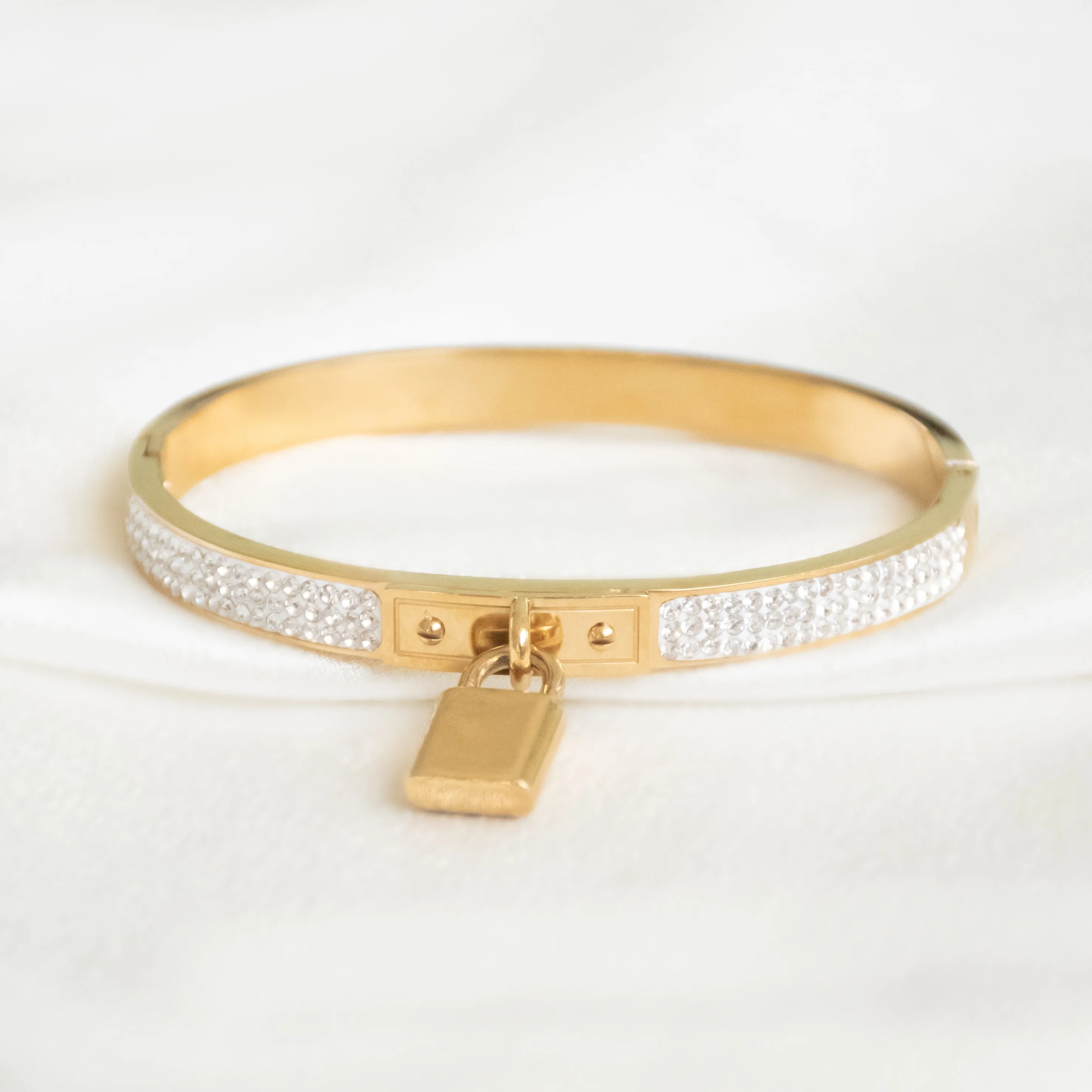 Studded Lock Bangle