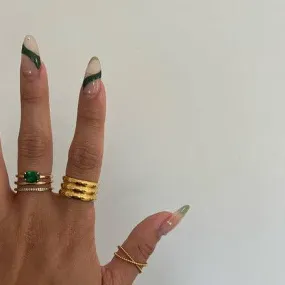 Tarryn Double Ring Gold