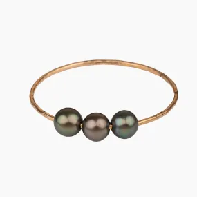 Triple Tahitian Pearl Bangle