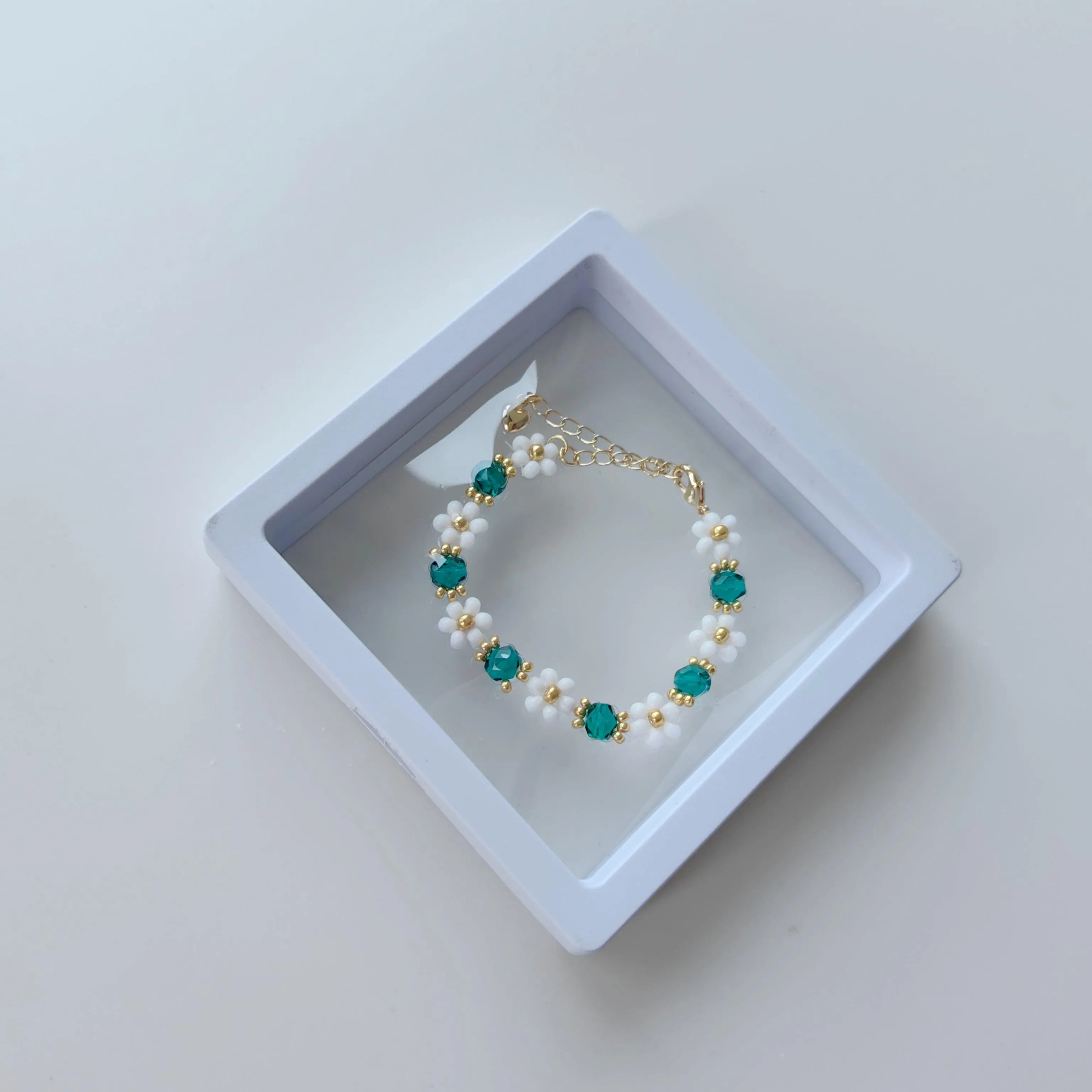 Turquoise Crystal Bracelet