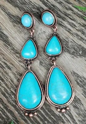 Turquoise Drop Earrings