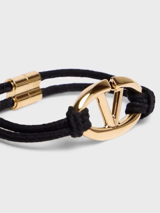 Valentino Garavani   35mm V logo Moon bracelet 