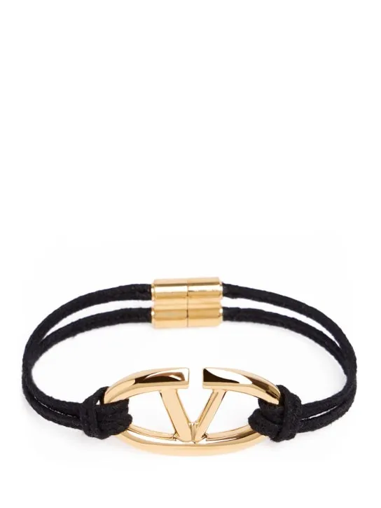 Valentino Garavani   35mm V logo Moon bracelet 