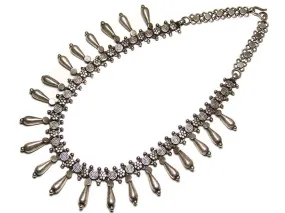 Vintage Silver Spiral Necklace