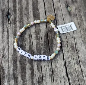 With Love Bead Bracelet