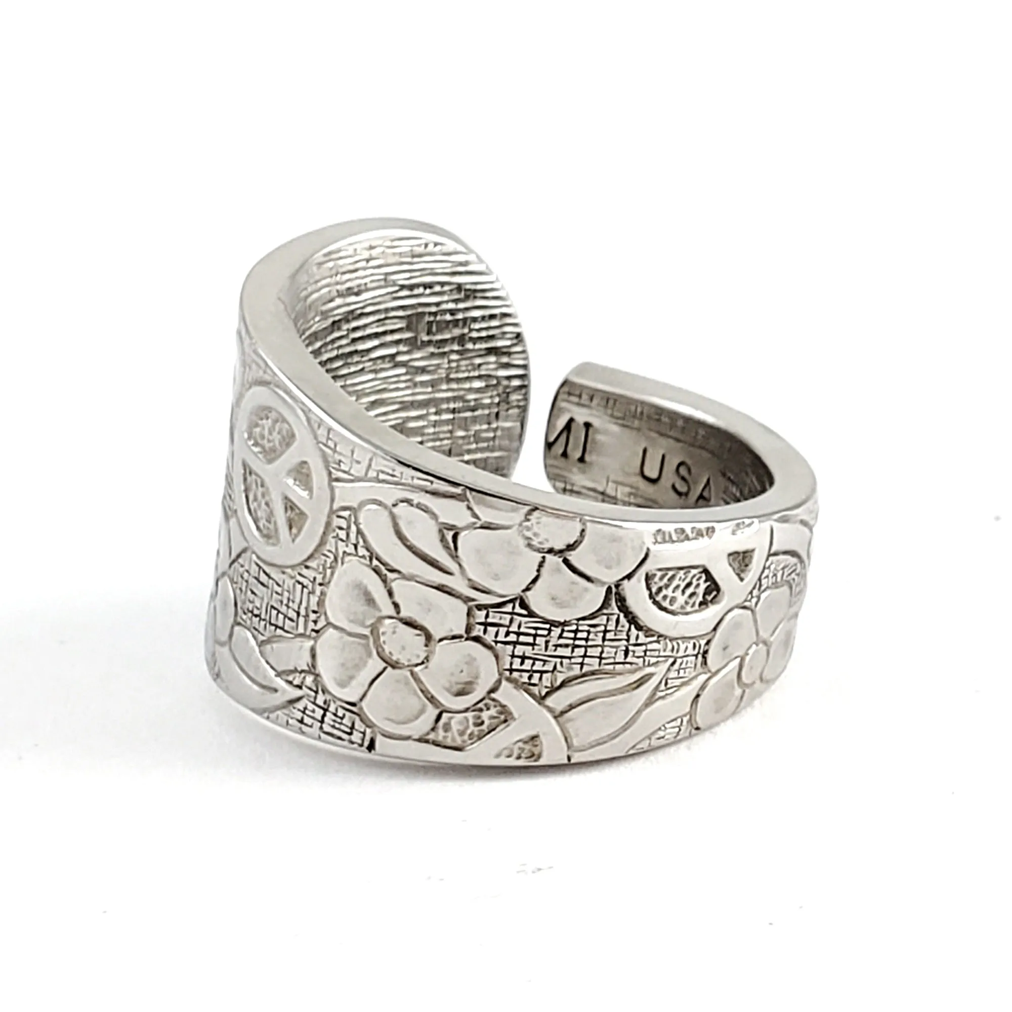 Woodstock Stainless Steel Spoon Ring